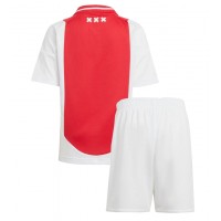 Camiseta Ajax Primera Equipación Replica 2024-25 para niños mangas cortas (+ Pantalones cortos)
